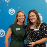 Group photo with Emerging Professional award winner and nominator